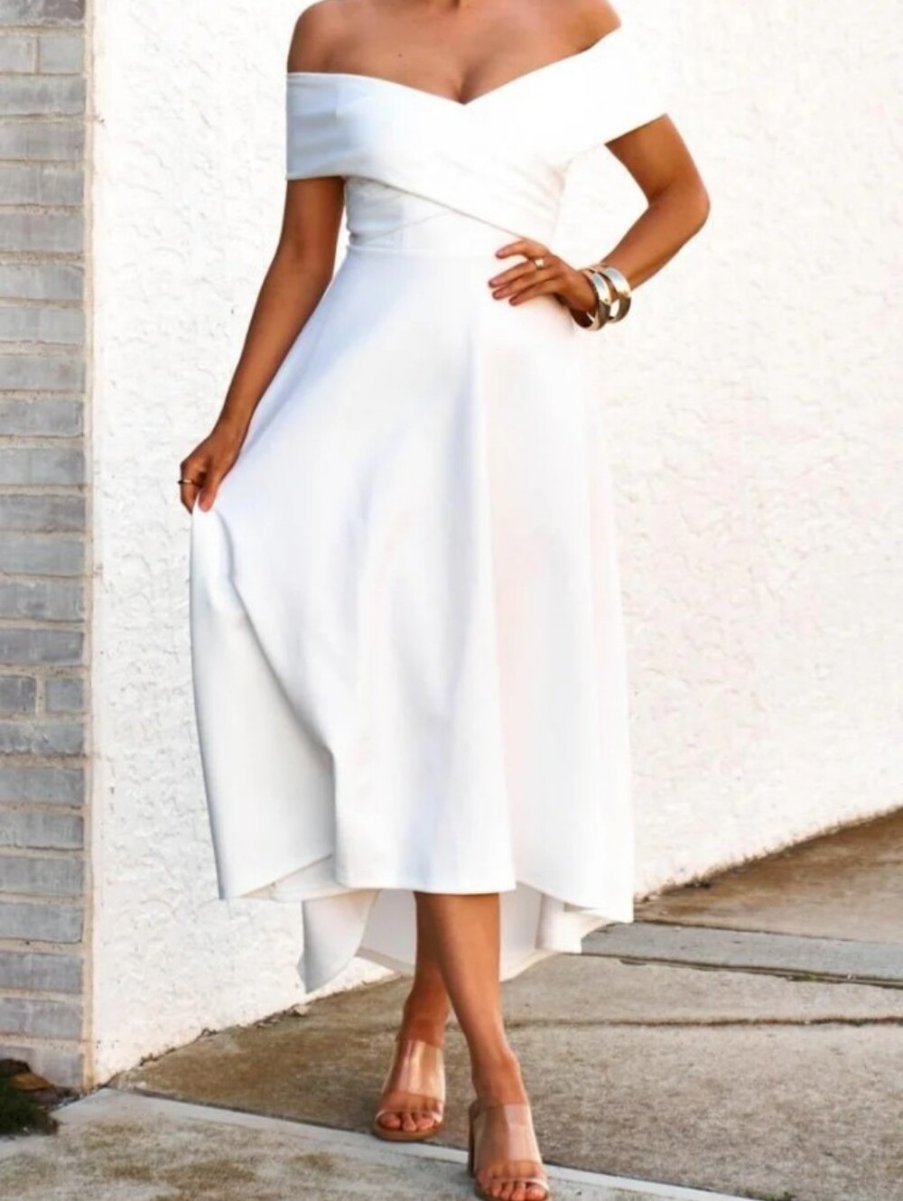 Two Sisters Belina Dress In White